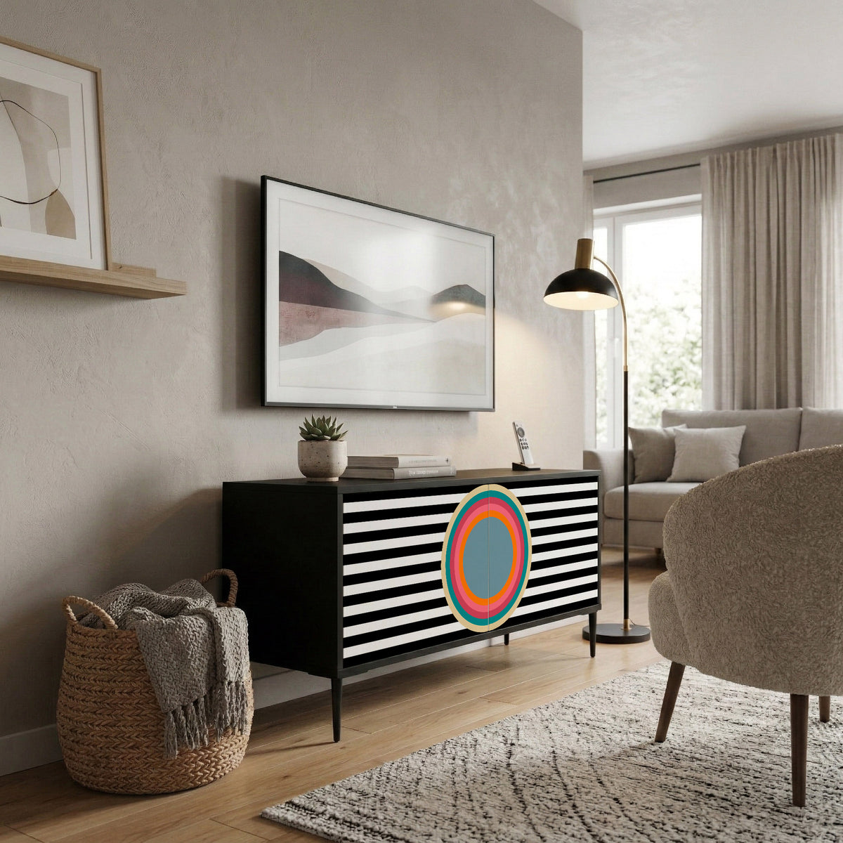 SPECTRA SHOWCASE Kompaktes 2-türiges TV-Lowboard