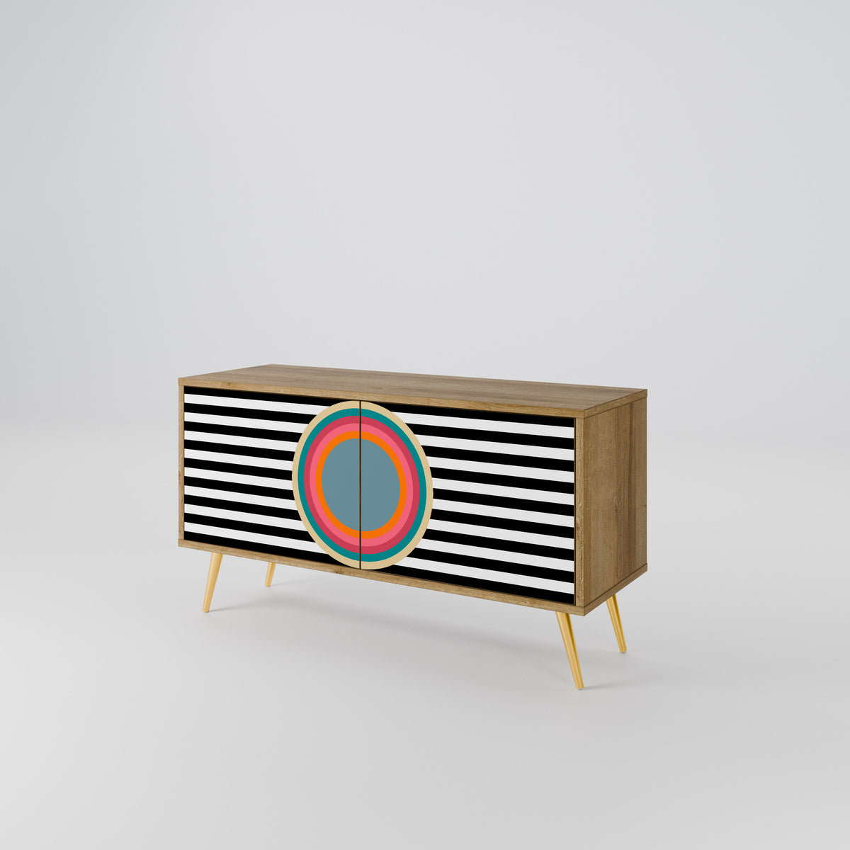 SPECTRA SHOWCASE Kompaktes 2-türiges TV-Lowboard