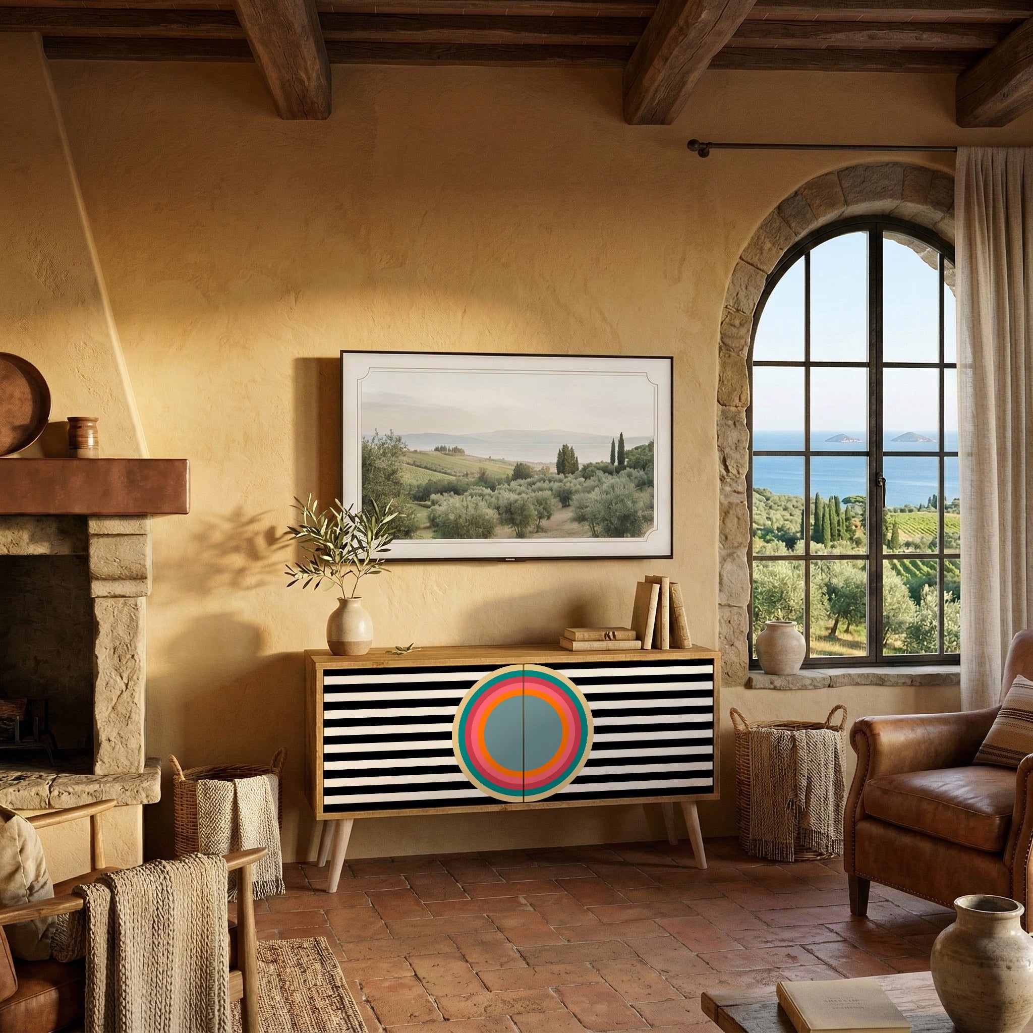 SPECTRA SHOWCASE Kompaktes 2-türiges TV-Lowboard