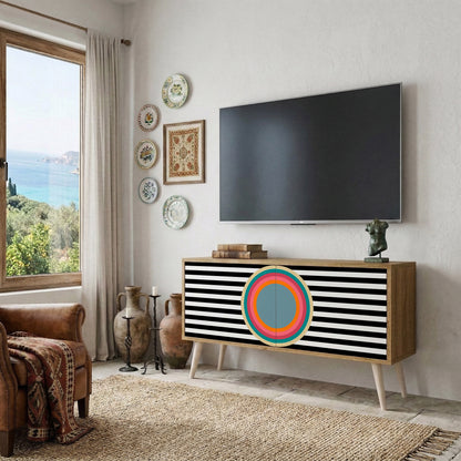 SPECTRA SHOWCASE Kompaktes 2-türiges TV-Lowboard
