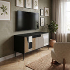 DELICATE MEMENTO Compact 2-Door TV Cabinet