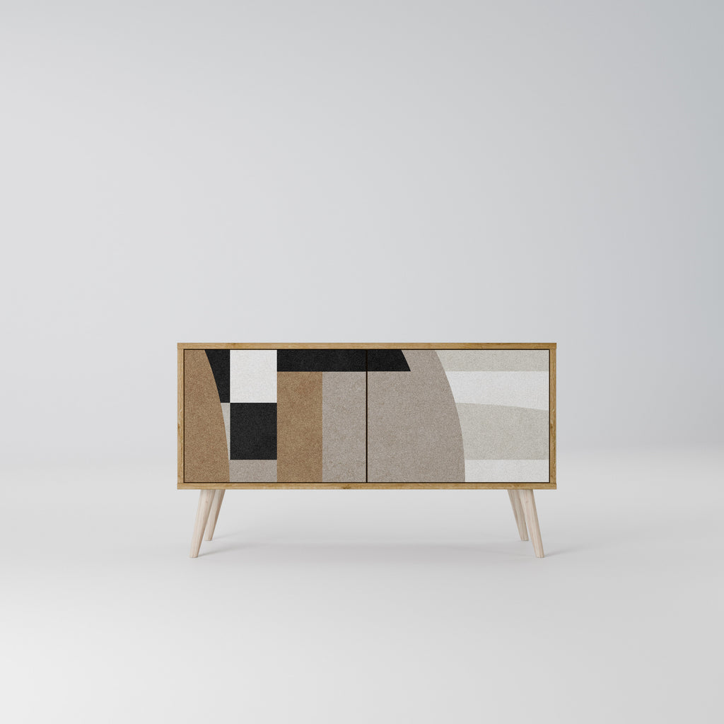 DELICATE MEMENTO Compact 2-Door TV Cabinet