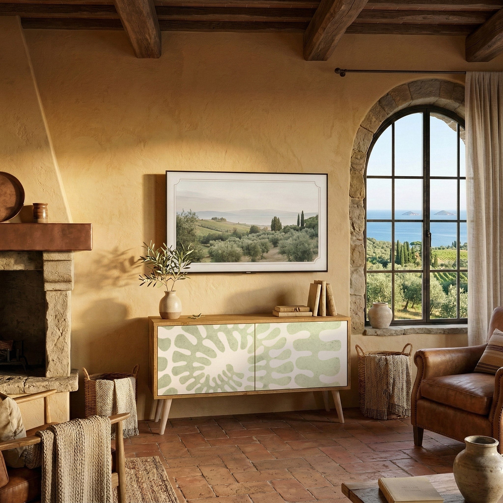 HELIX DANCE Kompaktes 2-türiges TV-Lowboard