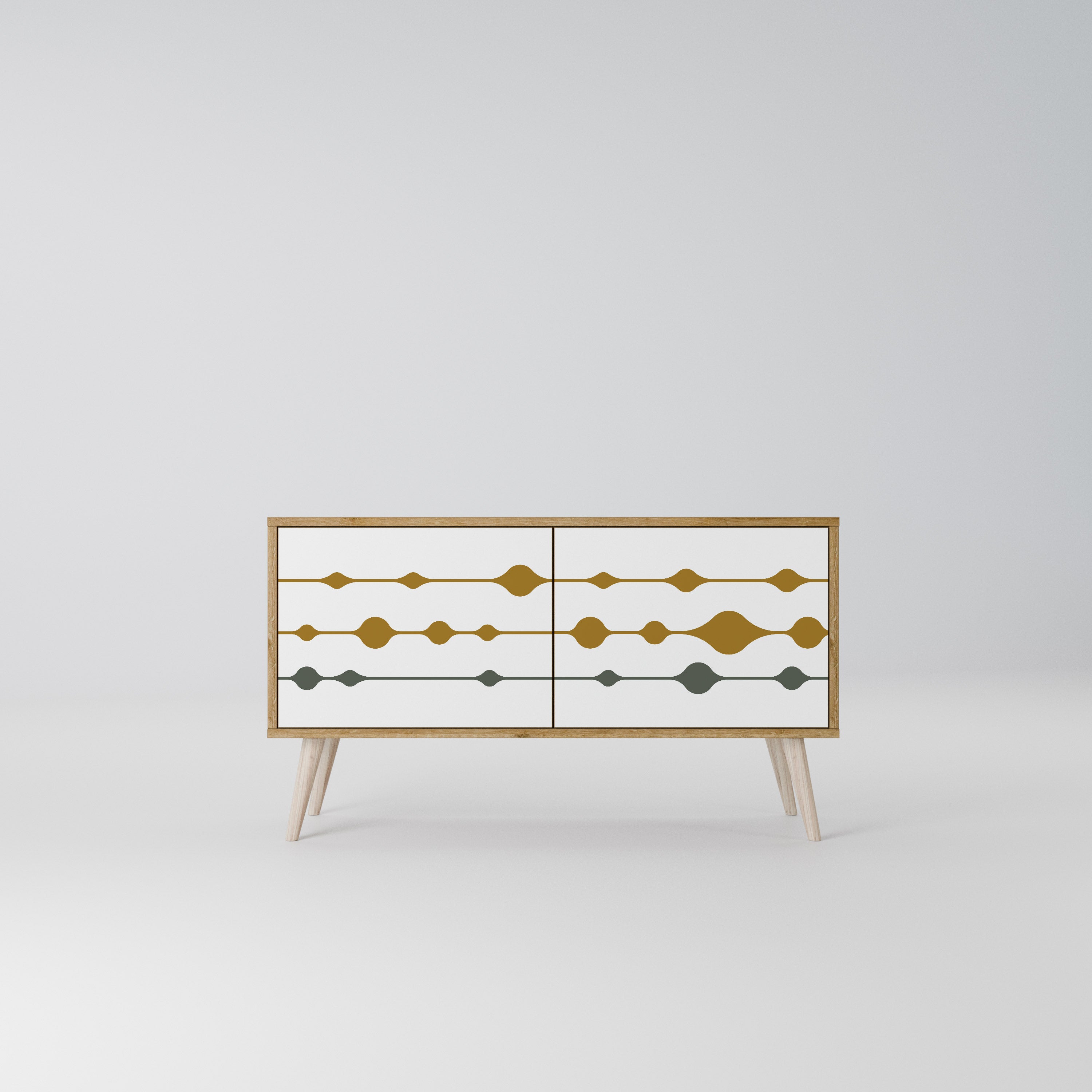 VIVID TONE Kompaktes 2-türiges TV-Lowboard