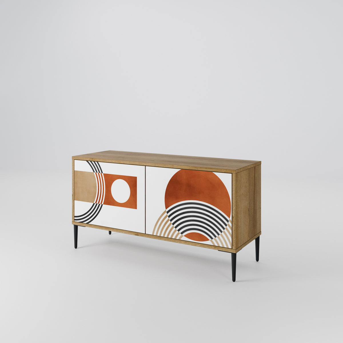 CIRCLE RHYTM Kompaktes 2-türiges TV-Lowboard