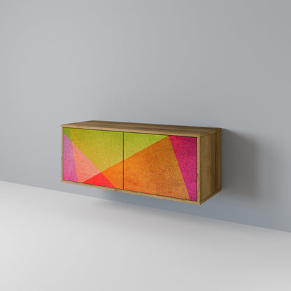 VIVID GEOMETRY Kompaktes 2-türiges TV-Lowboard