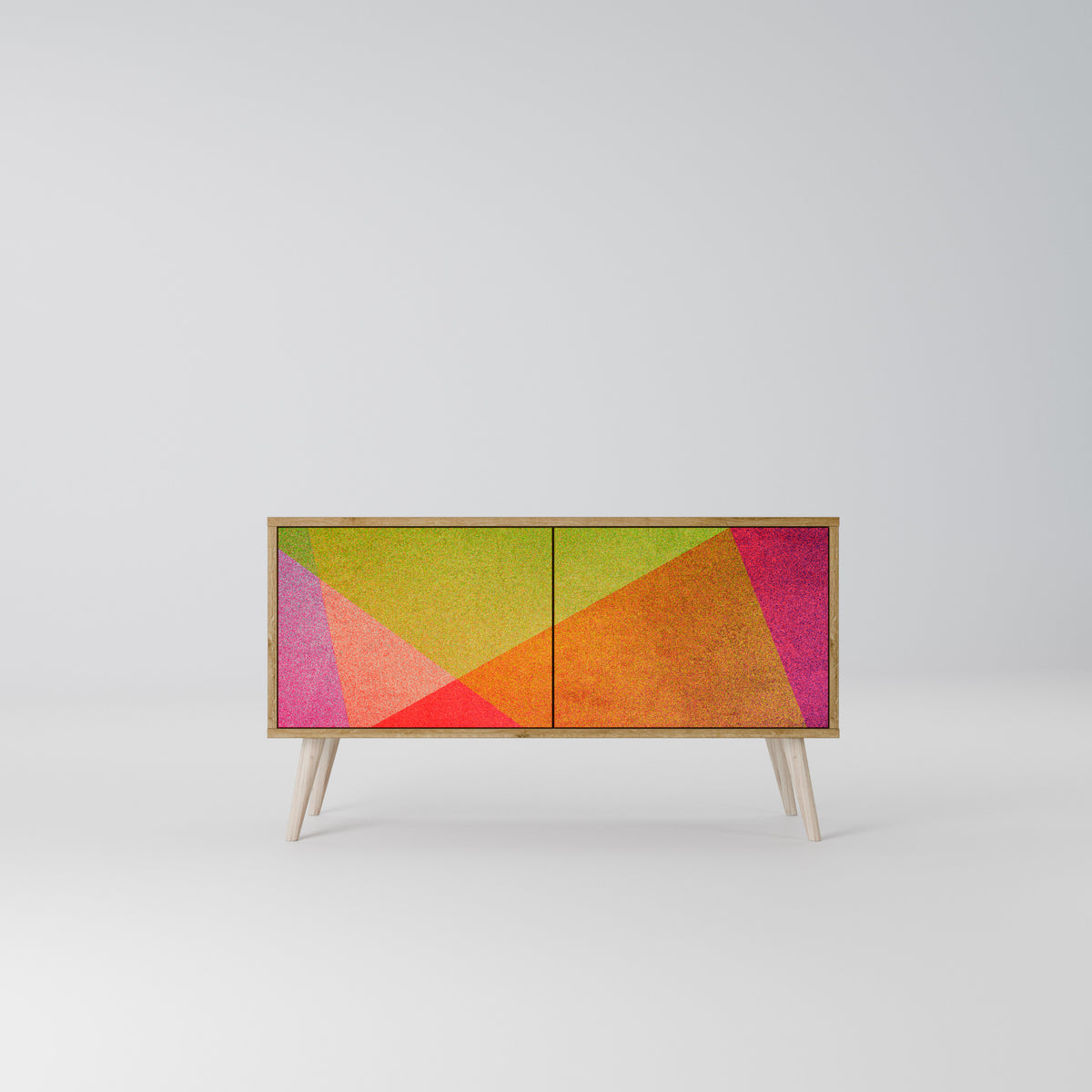 VIVID GEOMETRY Kompaktes 2-türiges TV-Lowboard