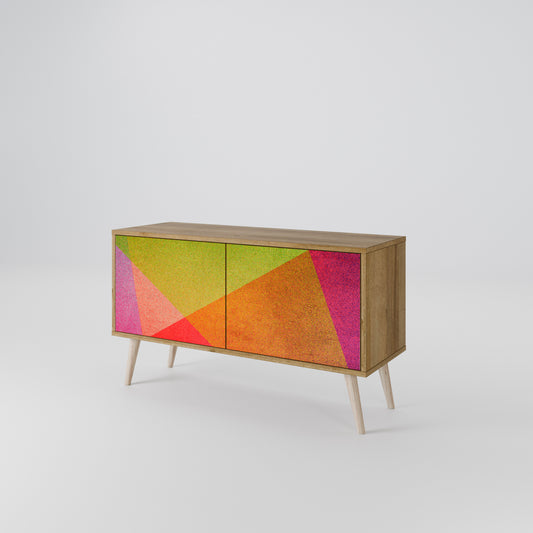 VIVID GEOMETRY Kompaktes 2-türiges TV-Lowboard
