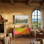 VIVID GEOMETRY Kompaktes 2-türiges TV-Lowboard