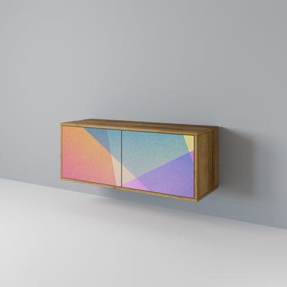 BRIGHT GEOMETRY Kompaktes 2-türiges TV-Lowboard