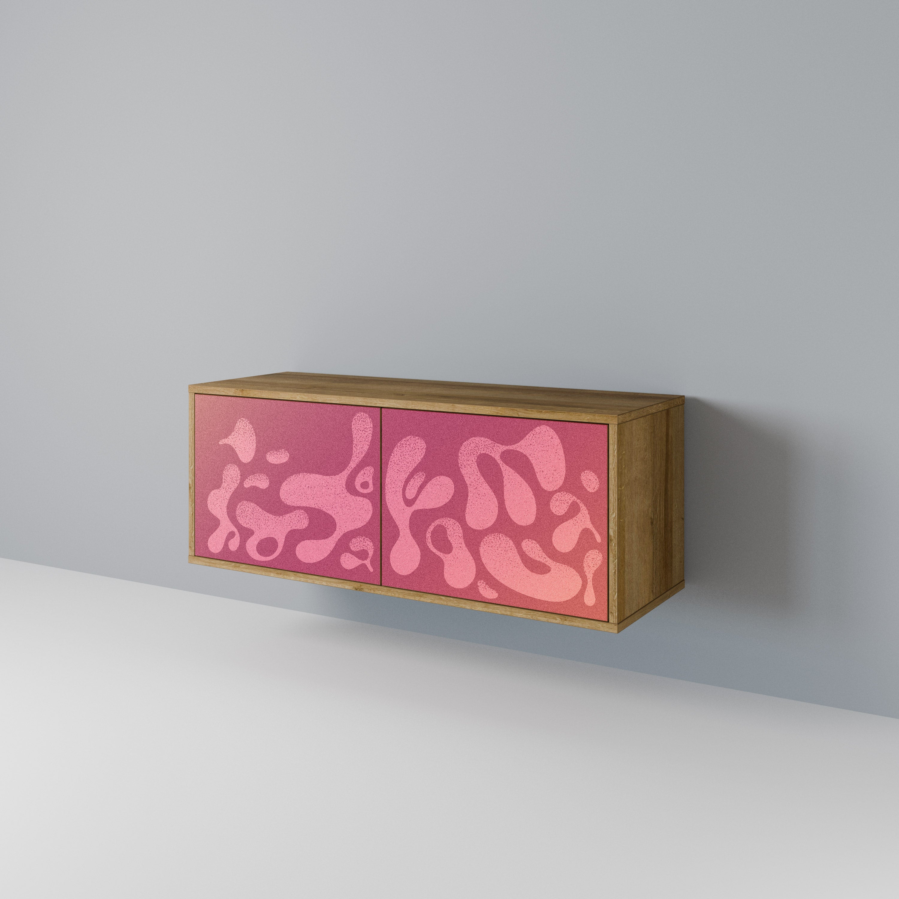 IRREGULAR PINK Kompaktes 2-türiges TV-Lowboard