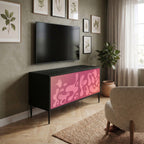 IRREGULAR PINK Compact 2-Door TV Cabinet