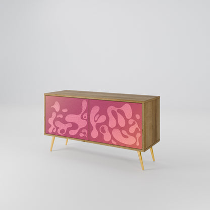 IRREGULAR PINK Kompaktes 2-türiges TV-Lowboard