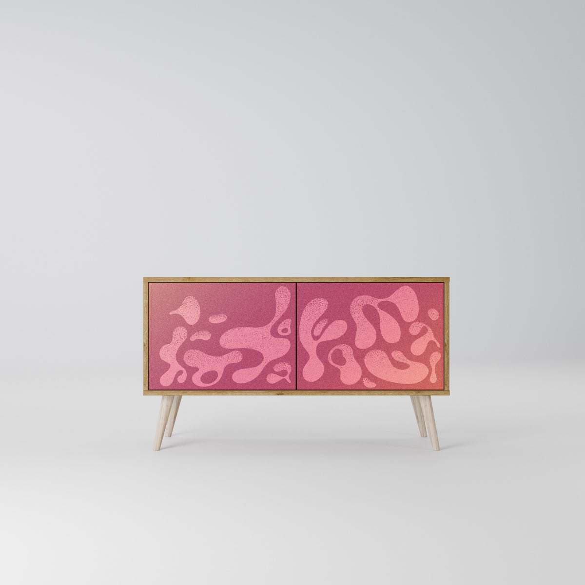 IRREGULAR PINK Kompaktes 2-türiges TV-Lowboard