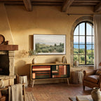 FIGURES OF NATURE Compact 2-Door TV Cabinet