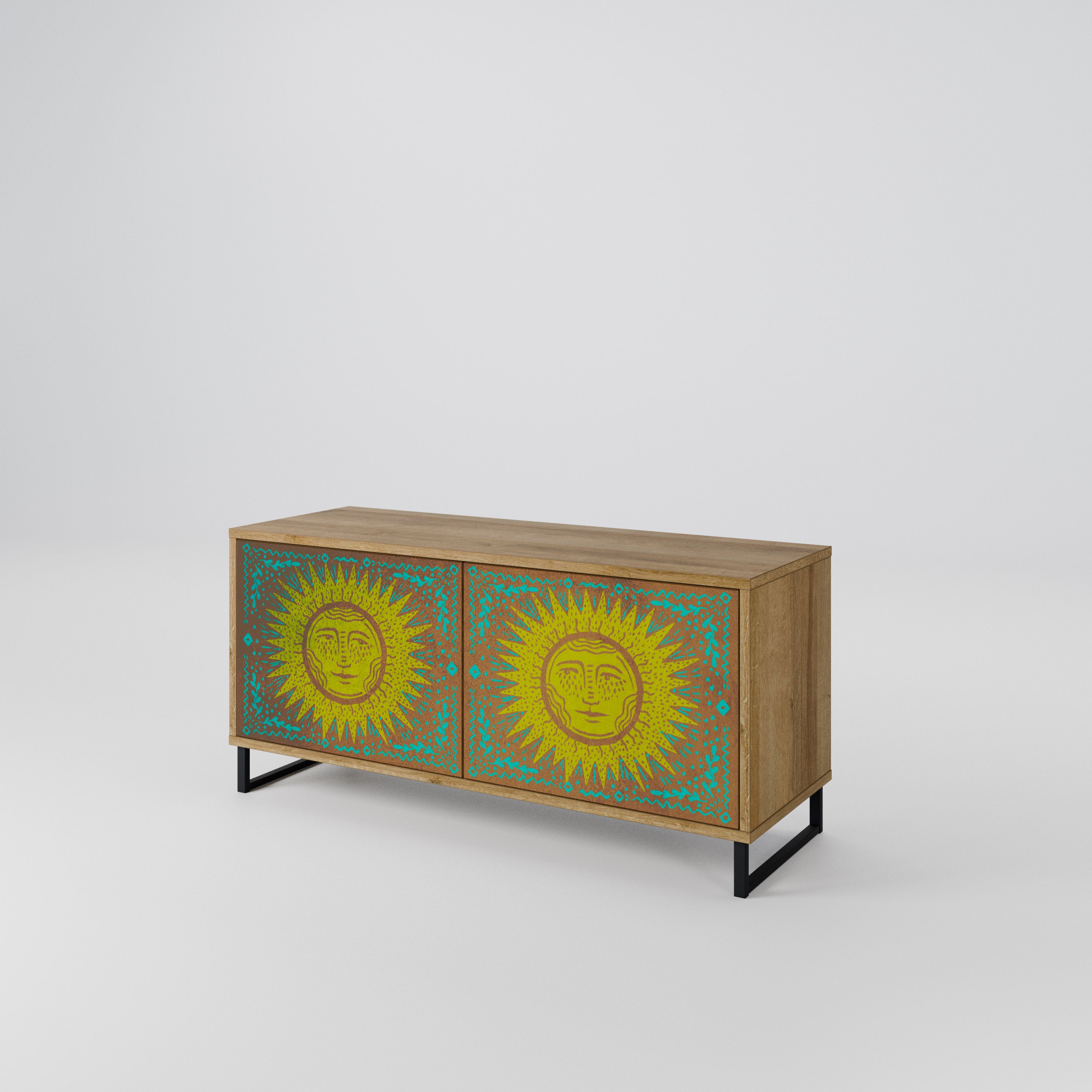 SUNSHINE EULOGY Compact 2-Door TV Cabinet