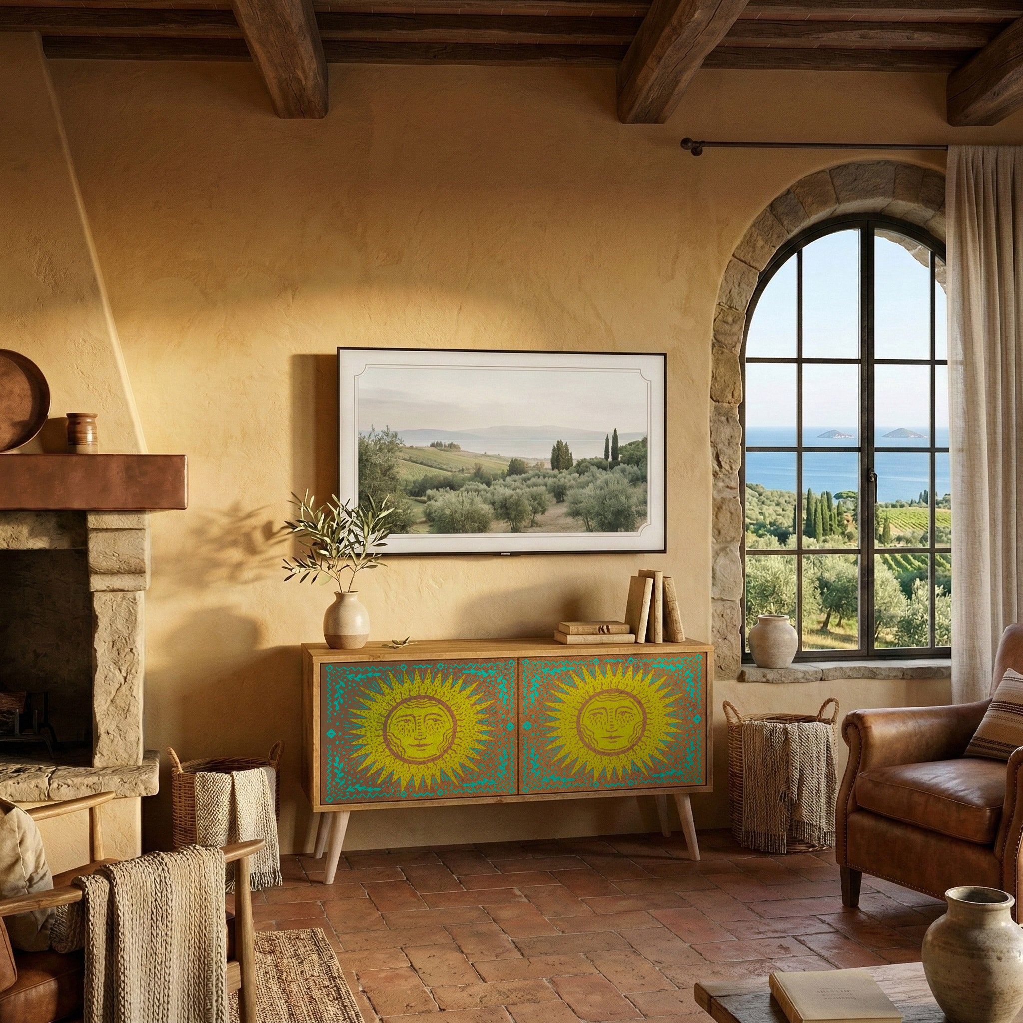 SUNSHINE EULOGY Kompaktes 2-türiges TV-Lowboard