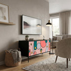 GOSSAMER ECHOES Compact 2-Door TV Cabinet