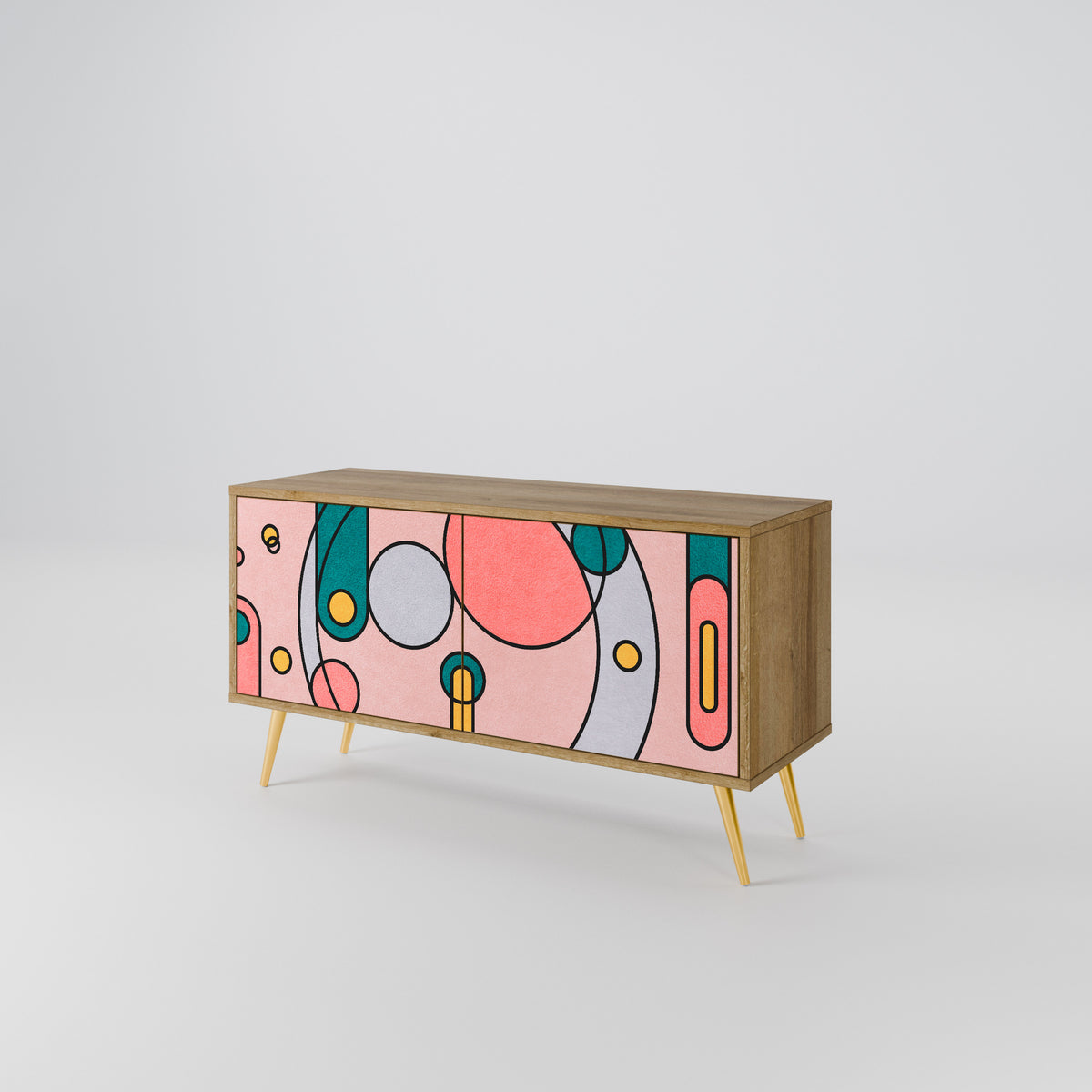 GOSSAMER ECHOES Kompaktes 2-türiges TV-Lowboard