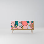 GOSSAMER ECHOES Compact 2-Door TV Cabinet