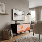 LUMINOUS SUNLIGHT Compact 2-Door TV Cabinet
