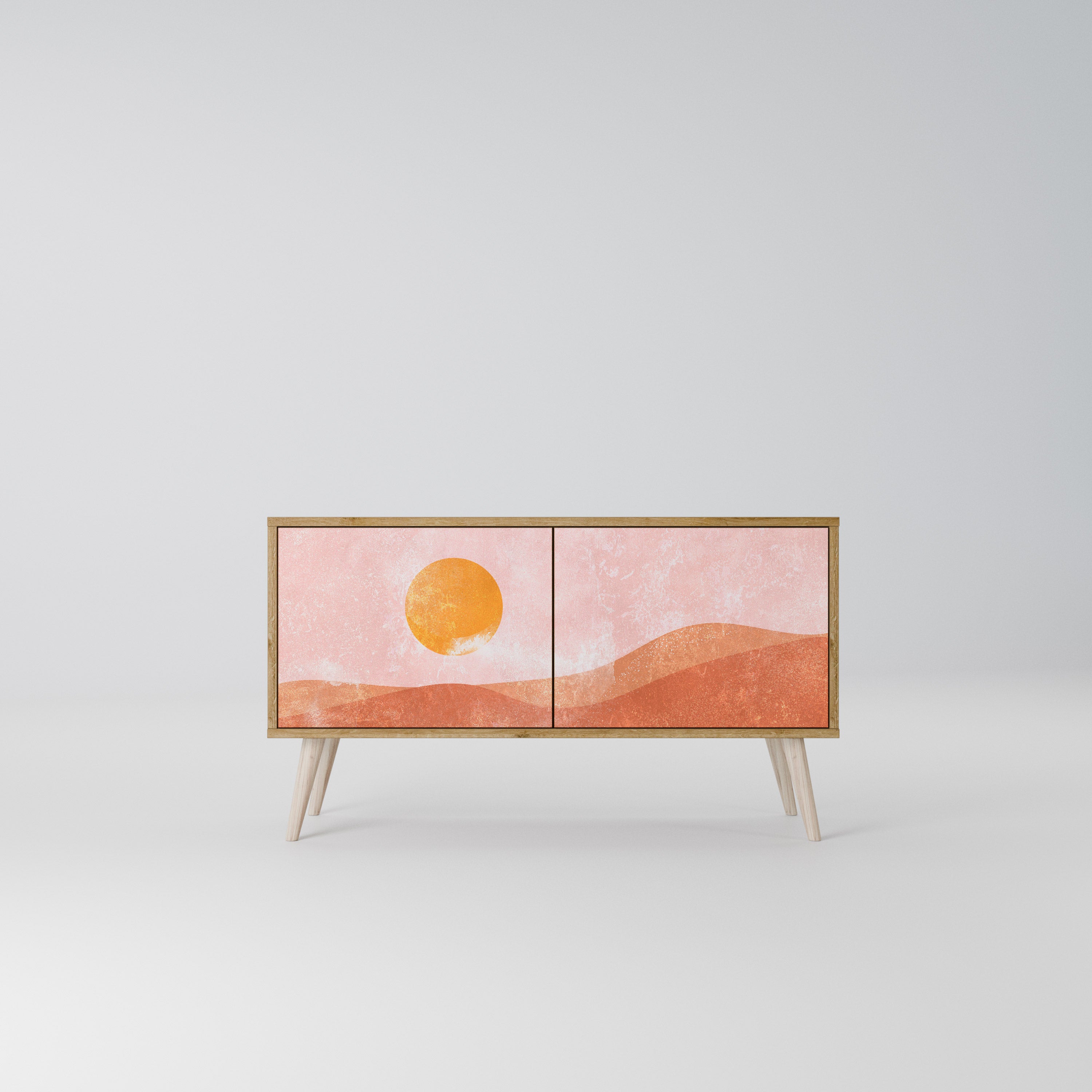 LUMINOUS SUNLIGHT Kompaktes 2-türiges TV-Lowboard