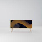 HOLLOW TIME Compact 2-Door TV Cabinet