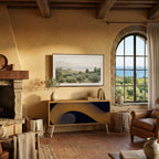 HOLLOW TIME Compact 2-Door TV Cabinet