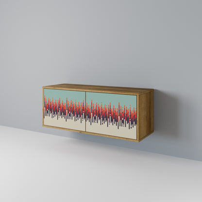 CHROMA CONTOURS Kompaktes 2-türiges TV-Lowboard