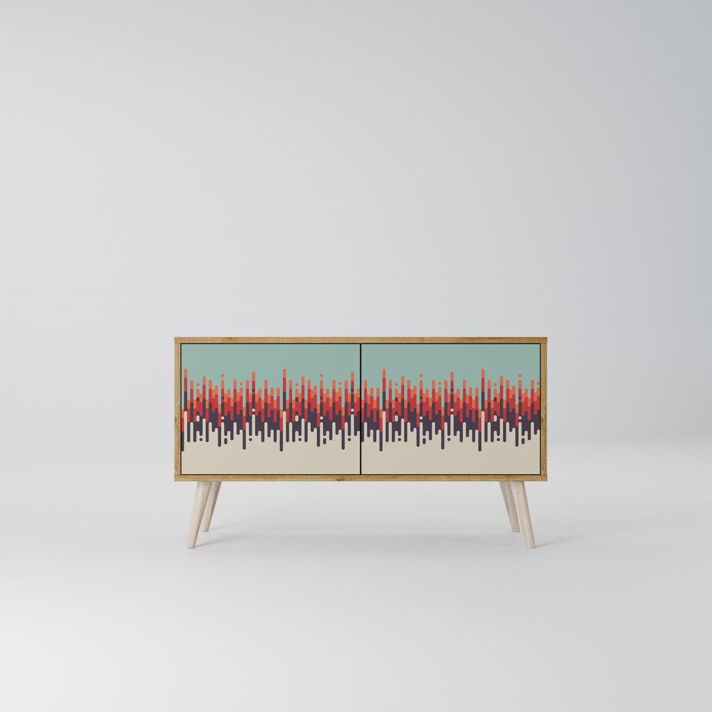 CHROMA CONTOURS Compact 2-Door TV Cabinet