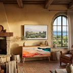 ABSTRACT LANDSCAPE Kompaktes 2-türiges TV-Lowboard