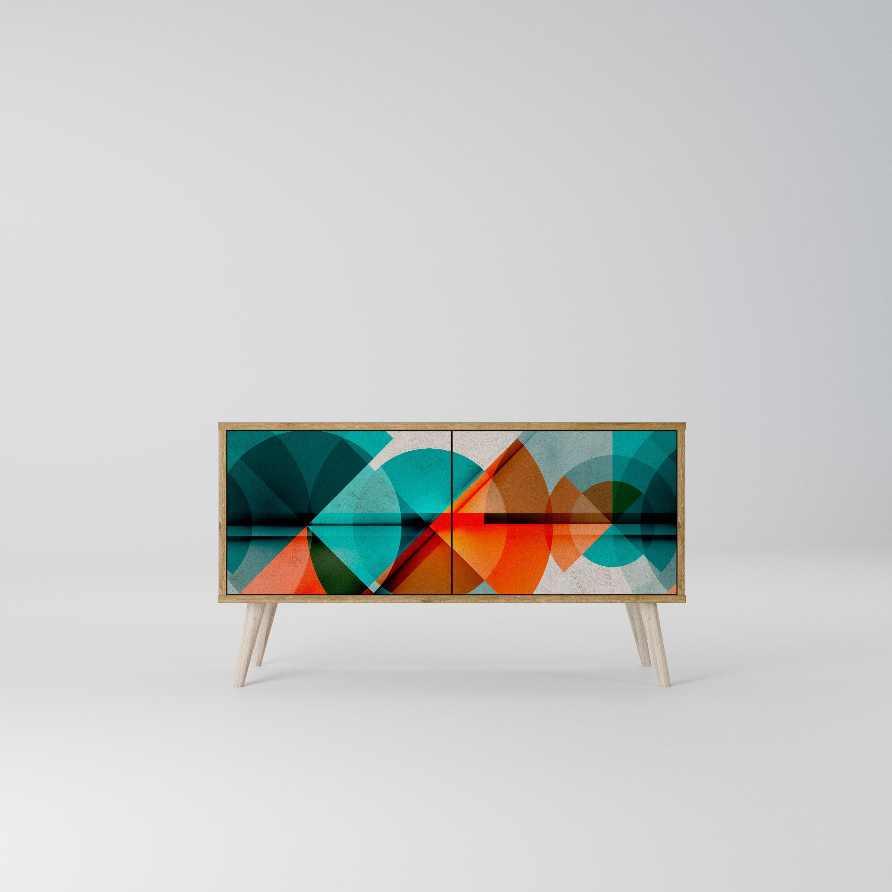 CIRCULAR RHAPSODY Kompaktes 2-türiges TV-Lowboard