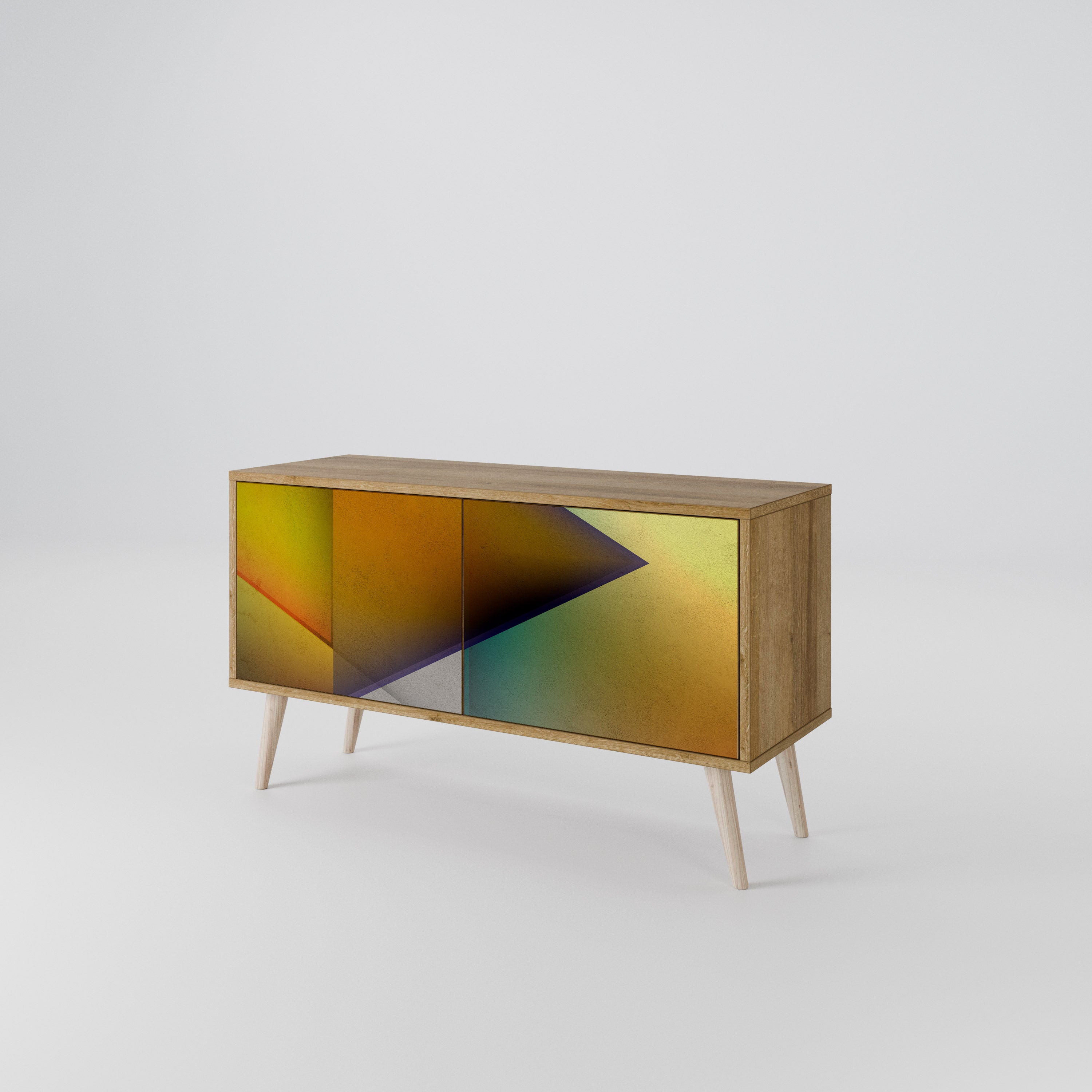 PIERCING SHARPNESS Kompaktes 2-türiges TV-Lowboard