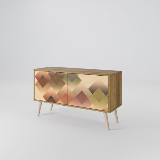 GEOMETRIC FUSION Kompaktes 2-türiges TV-Lowboard