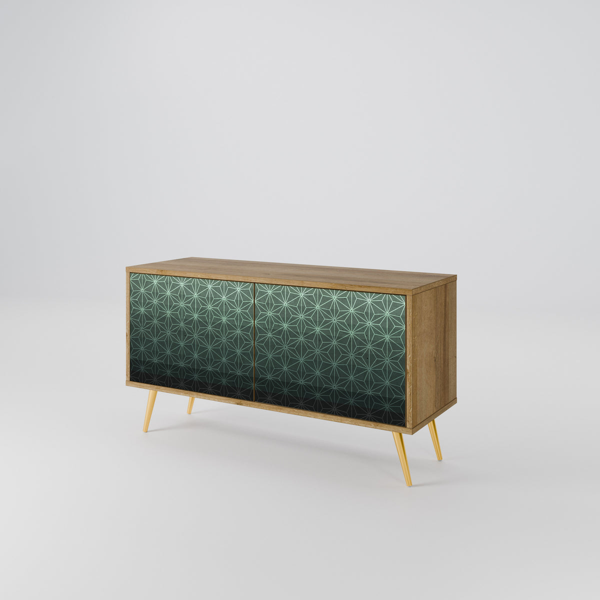 ORNAMENTAL GLIMMER Compact 2-Door TV Cabinet