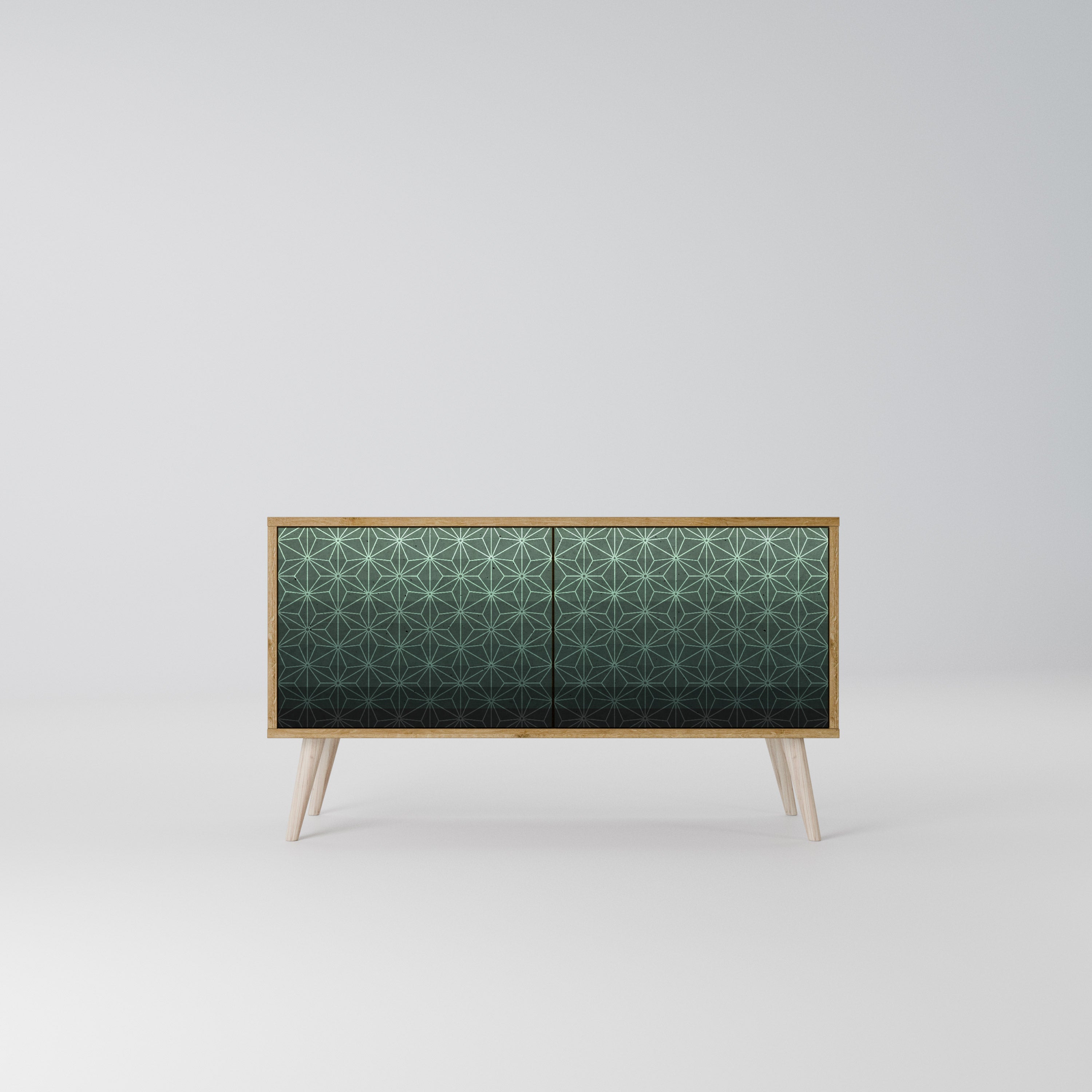 ORNAMENTAL GLIMMER Kompaktes 2-türiges TV-Lowboard