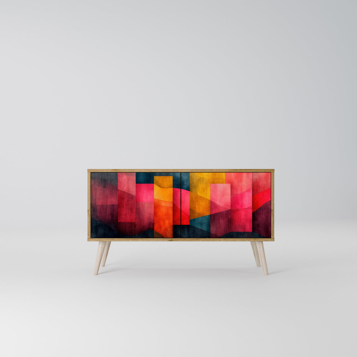 COLORFUL SOUNDS Compact 2-Door TV Cabinet