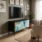 ABSTRACT THOUGHTS Compact 2-Door TV Cabinet