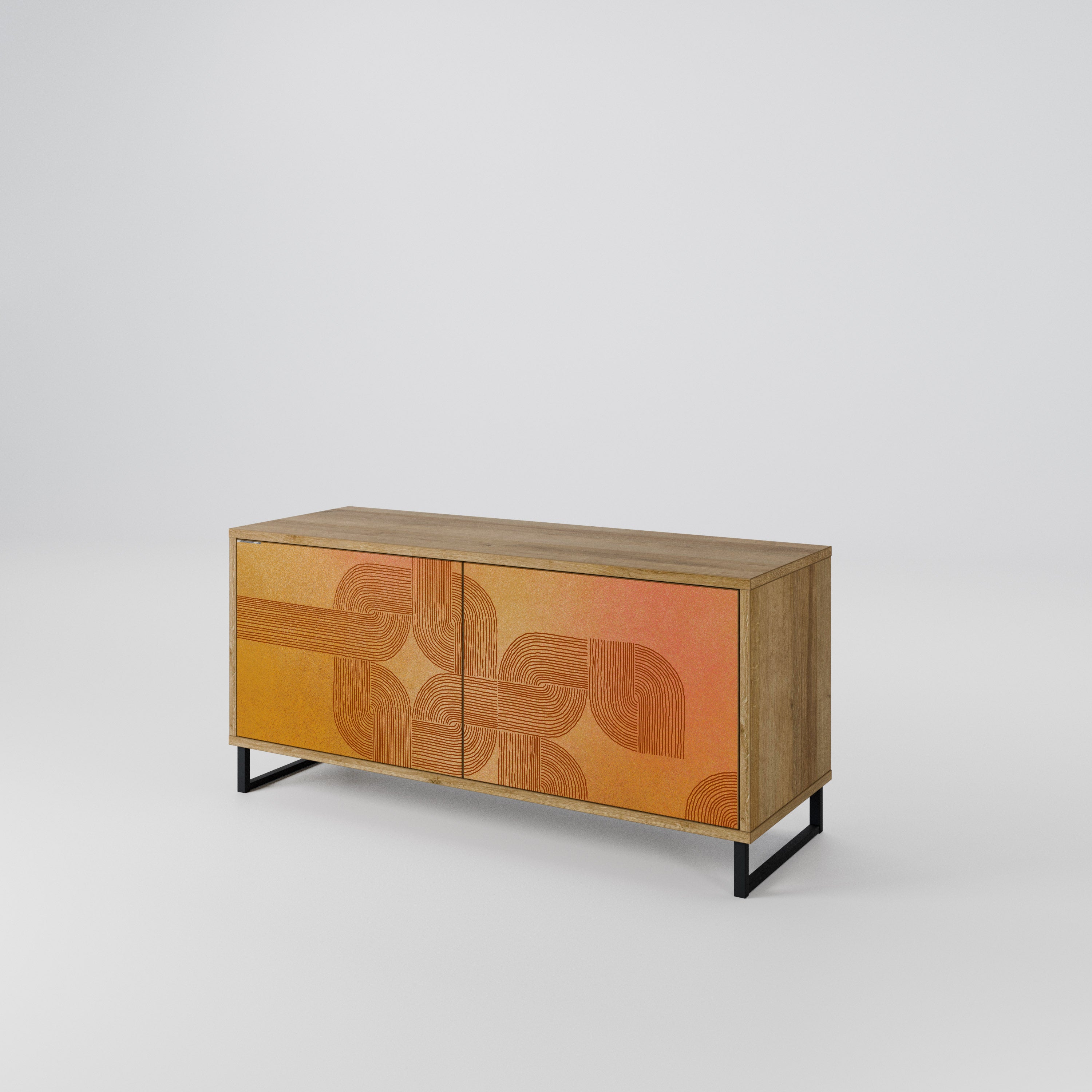 STRENGTHENING RELATION Kompaktes 2-türiges TV-Lowboard