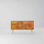 STRENGTHENING RELATION Compact 2-Door TV Cabinet