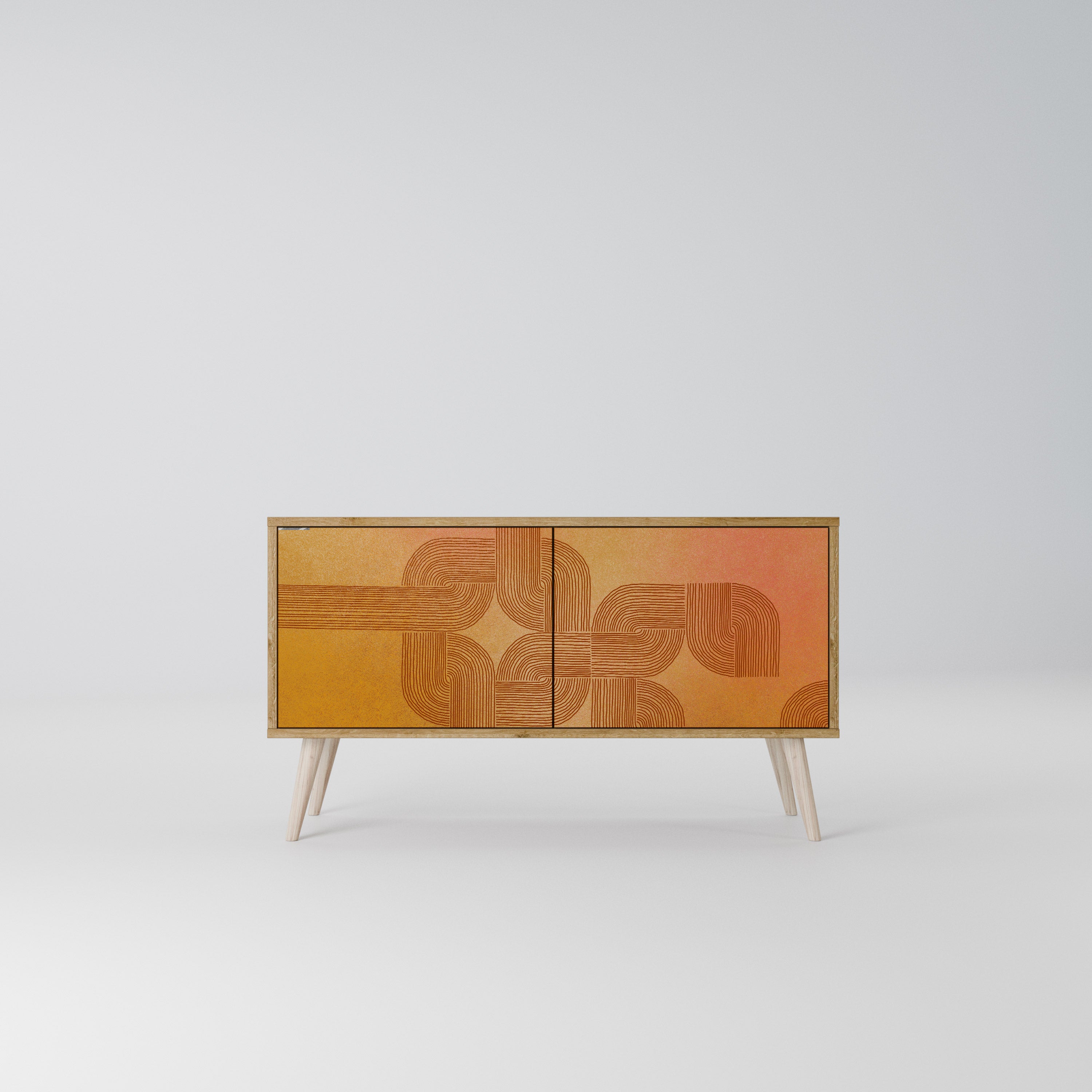 STRENGTHENING RELATION Kompaktes 2-türiges TV-Lowboard