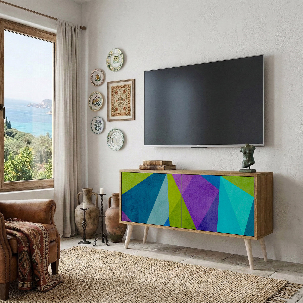 COLD SHOWCASE Kompaktes 2-türiges TV-Lowboard