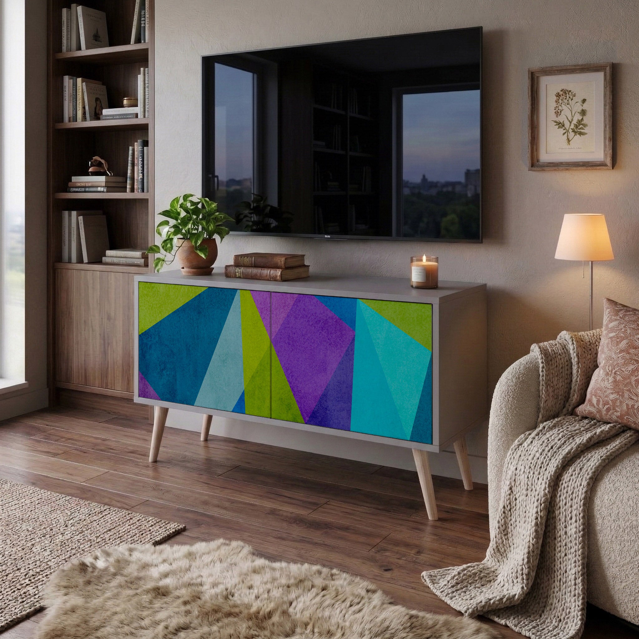 COLD SHOWCASE Kompaktes 2-türiges TV-Lowboard