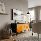 ORANGE ARRANGEMENT Compact 2-Door TV Cabinet