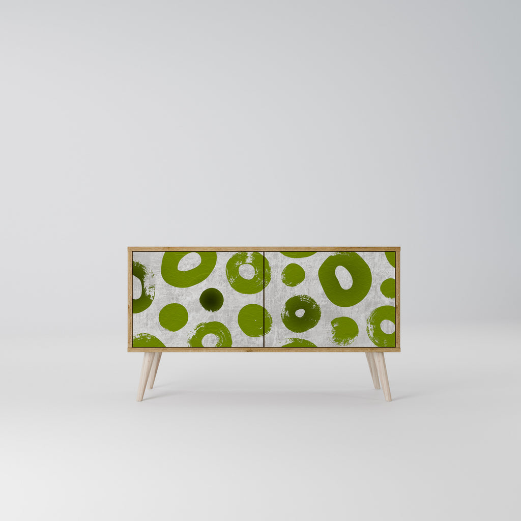 GREEN RHAPSODY Compact 2-Door TV Cabinet