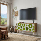 GREEN RHAPSODY Compact 2-Door TV Cabinet