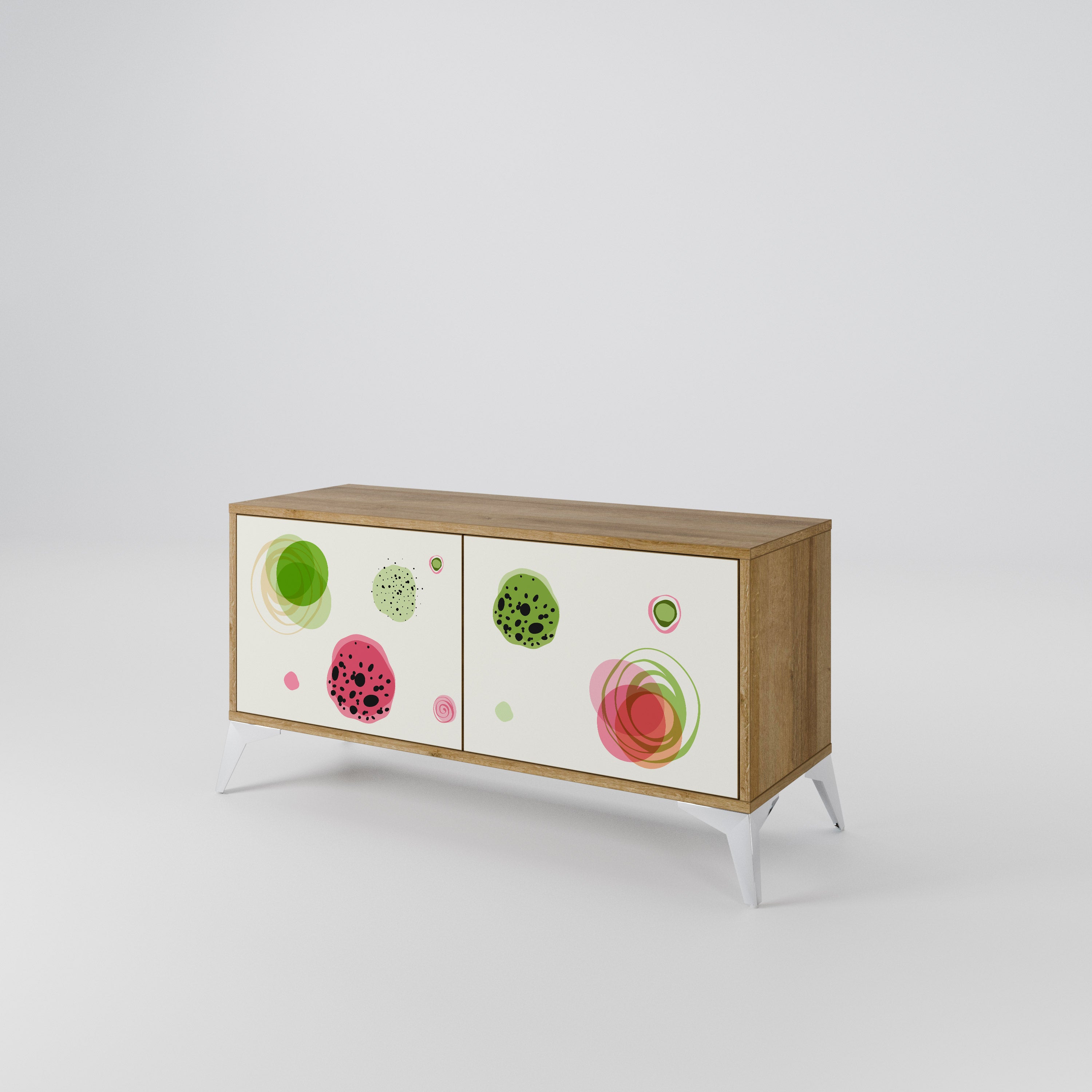 COLORFUL COSMOS Kompaktes 2-türiges TV-Lowboard