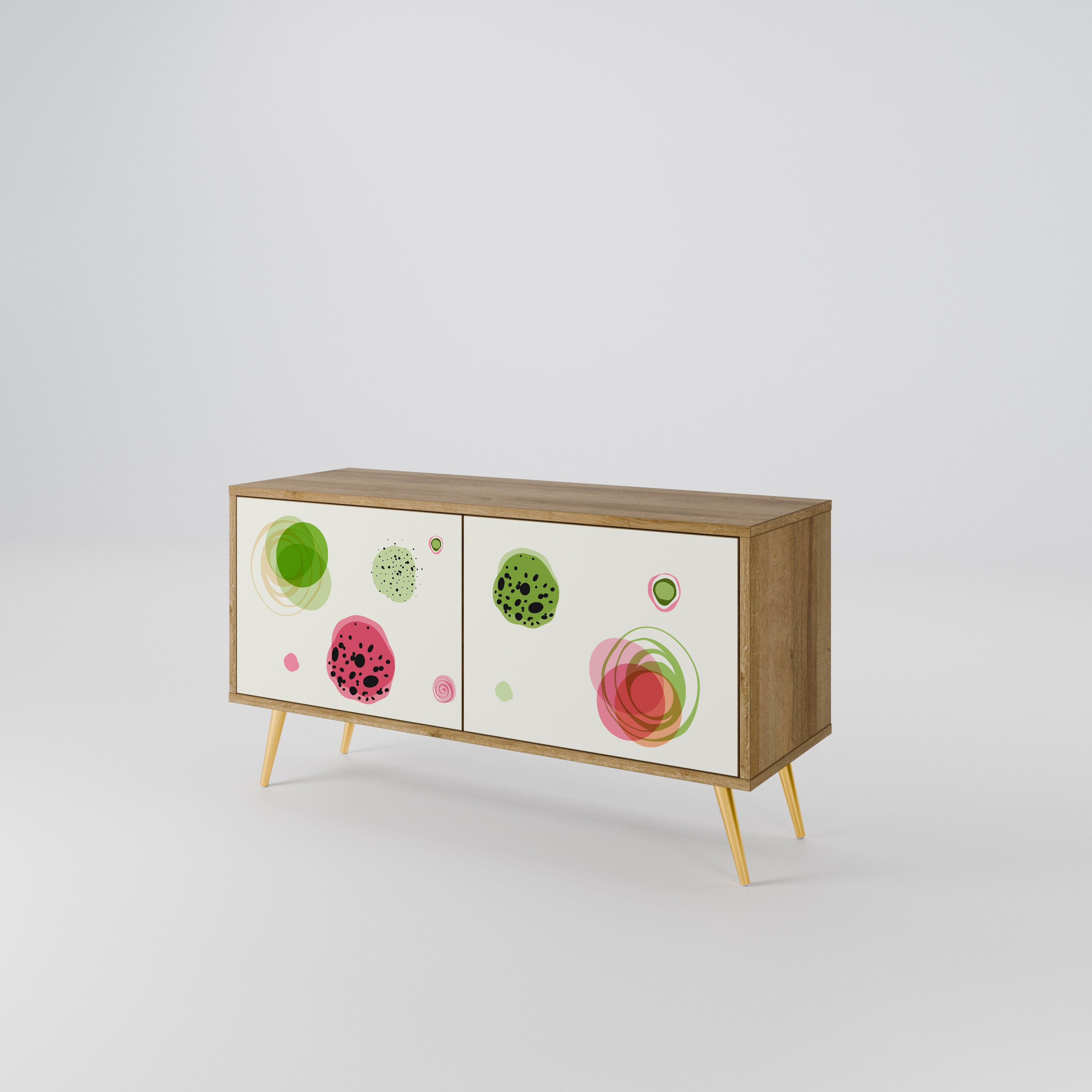 COLORFUL COSMOS Kompaktes 2-türiges TV-Lowboard