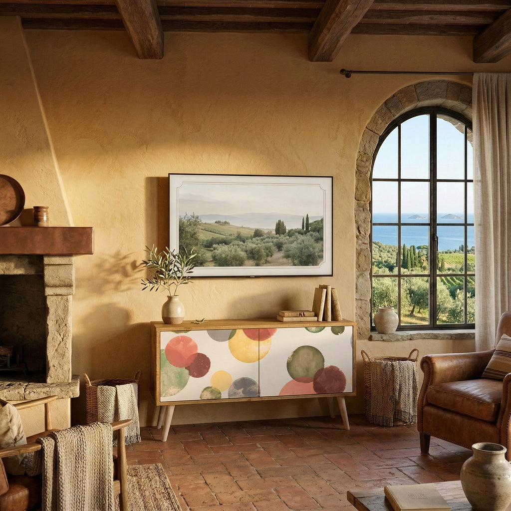 FLEETING HAPPINESS Compact 2-Door TV Cabinet