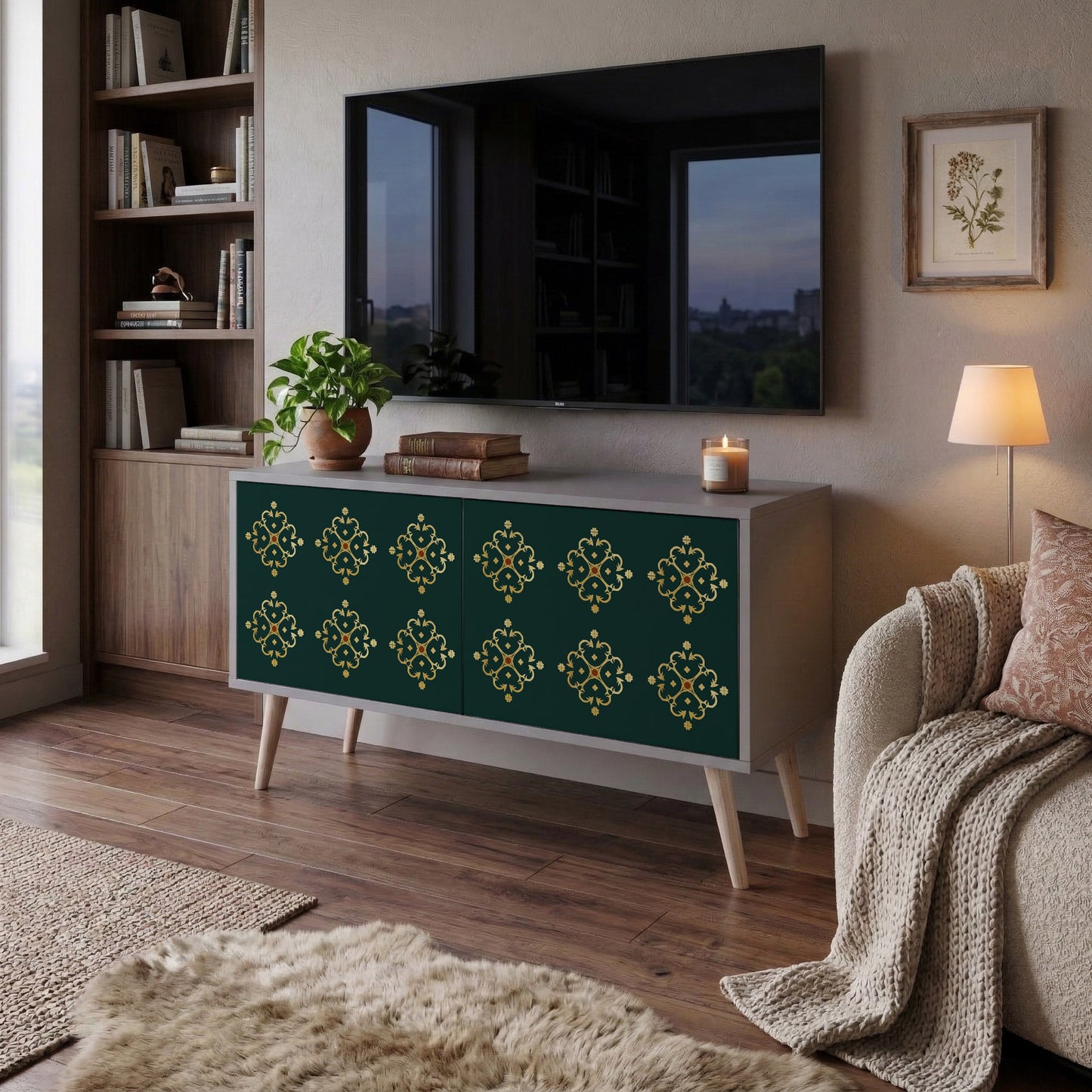 ROYAL MEDALLION Kompaktes 2-türiges TV-Lowboard